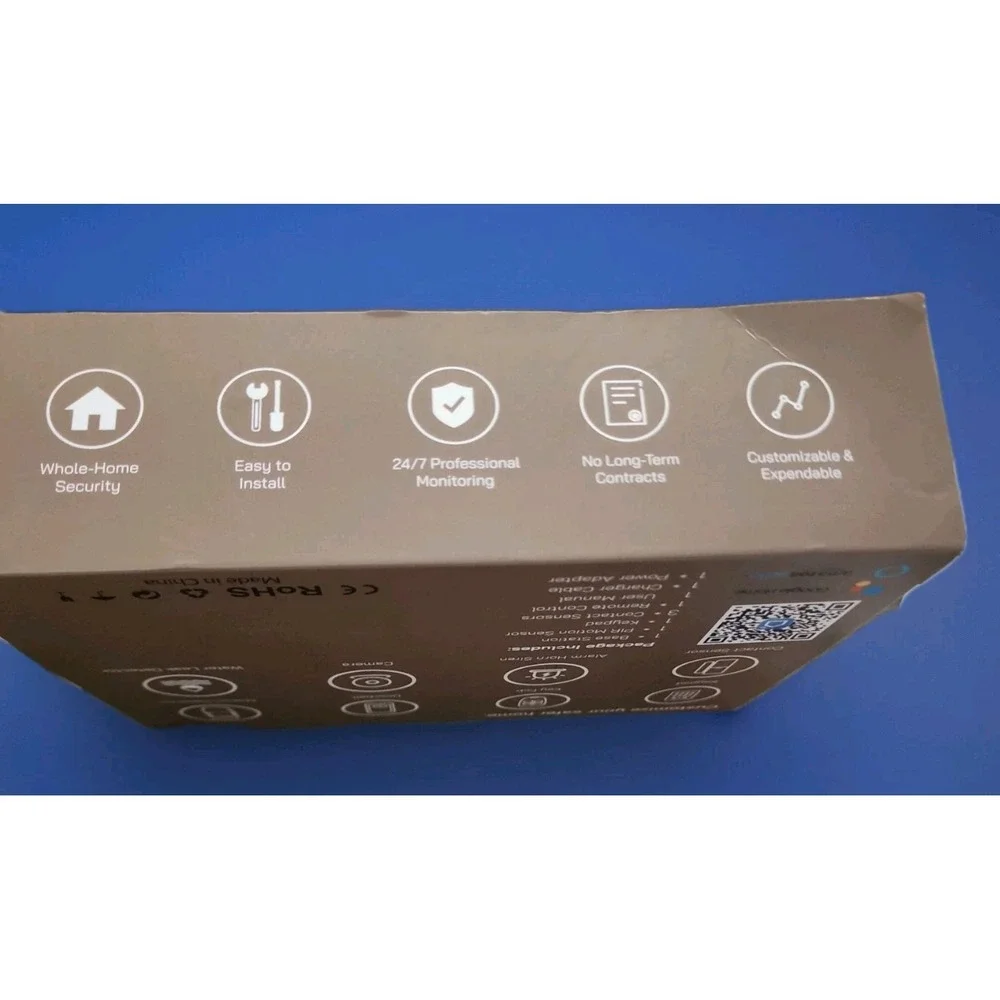 NEW AGSHome Alarm System‎ Motion Sensor Door/Window Alarms for Home Security 7pc